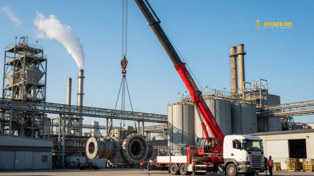 Locação de Munck em Bataguassu, MS, não é apenas a contratação de um veículo; é a aquisição de uma solução completa de logística vertical e horizontal que otimiza o tempo de obra e reduz drasticamente os riscos operacionais.